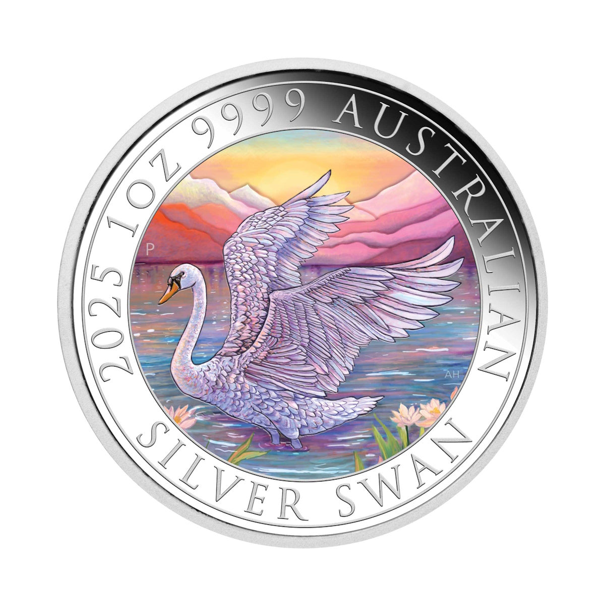 2025 Australian Swan 1oz Silver Coloured Coin