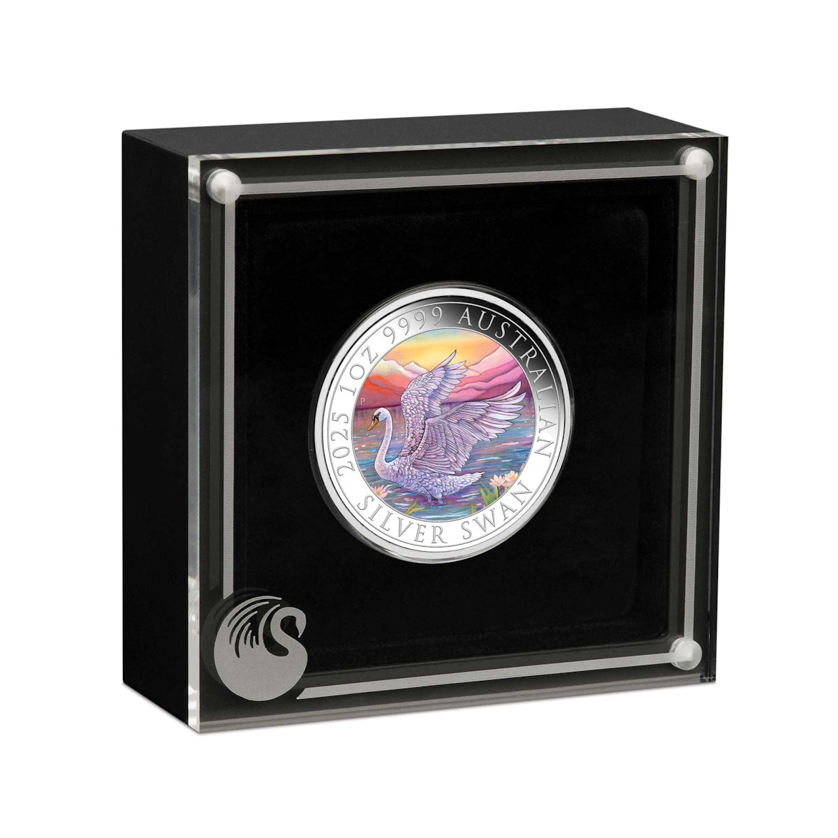 2025 Australian Swan 1oz Silver Coloured Coin