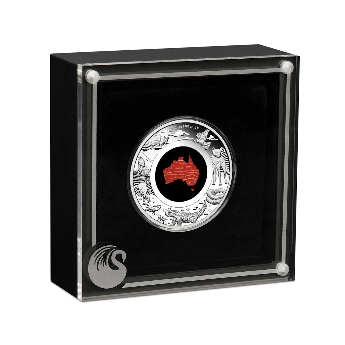 2025 Great Southern Land 1oz Silver Proof Snakeskin Jasper Coin