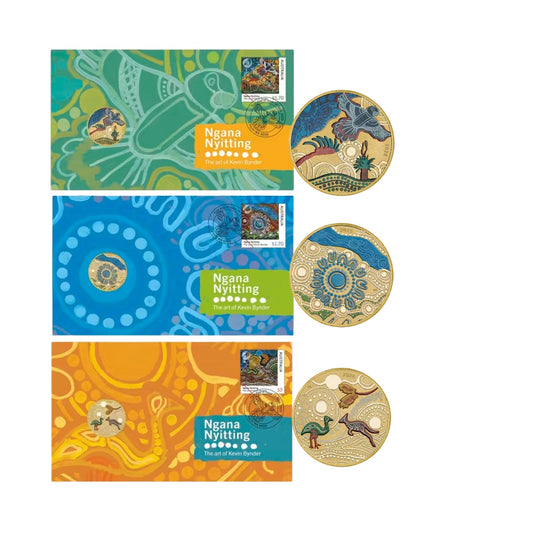 2025 Ngana Nyitting – The Art of Kevin Bynder Postal Numismatic Cover (PNC)