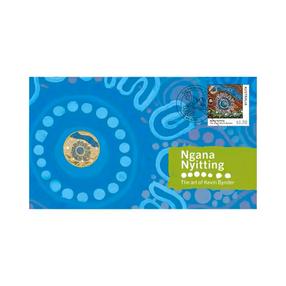 2025 Ngana Nyitting – The Art of Kevin Bynder Postal Numismatic Cover (PNC)