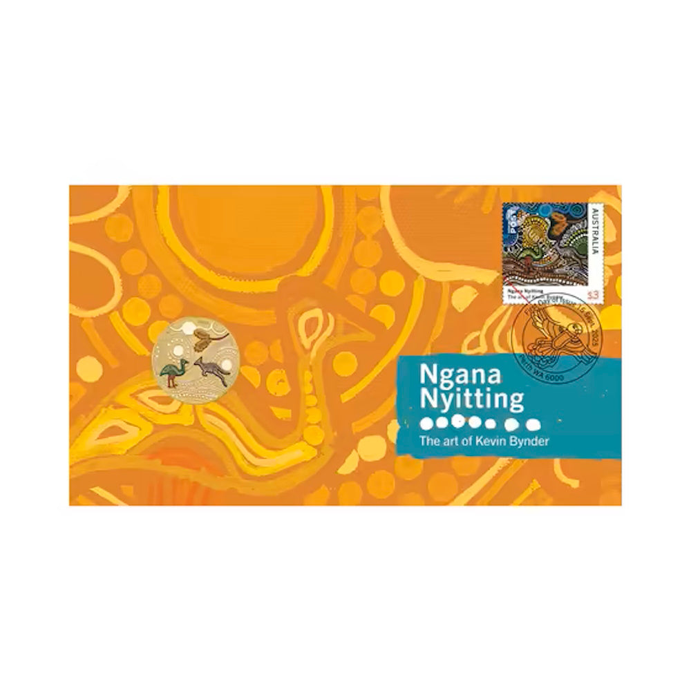 2025 Ngana Nyitting – The Art of Kevin Bynder Postal Numismatic Cover (PNC)