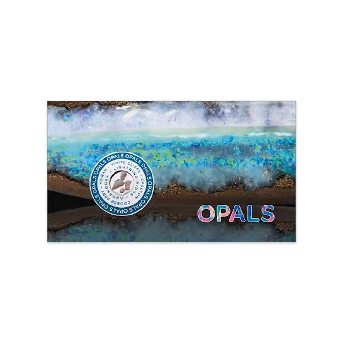 2025 Australia Post Opals Medallion Cover