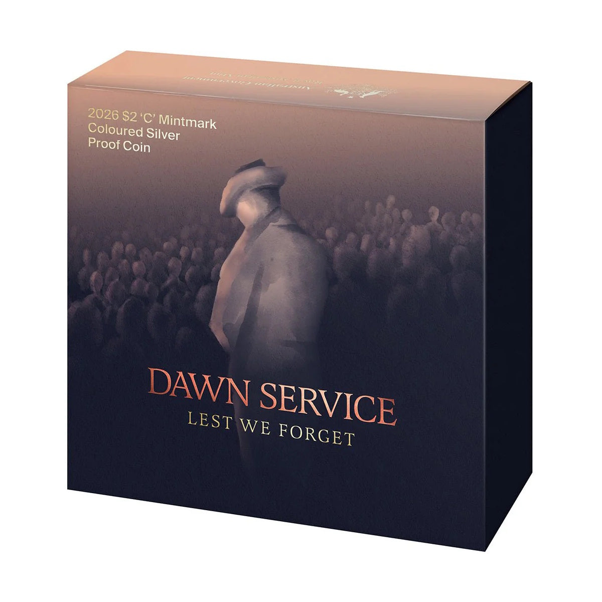 2026 $2 Dawn Service ‘C’ Mintmark Coloured Silver Proof Coin
