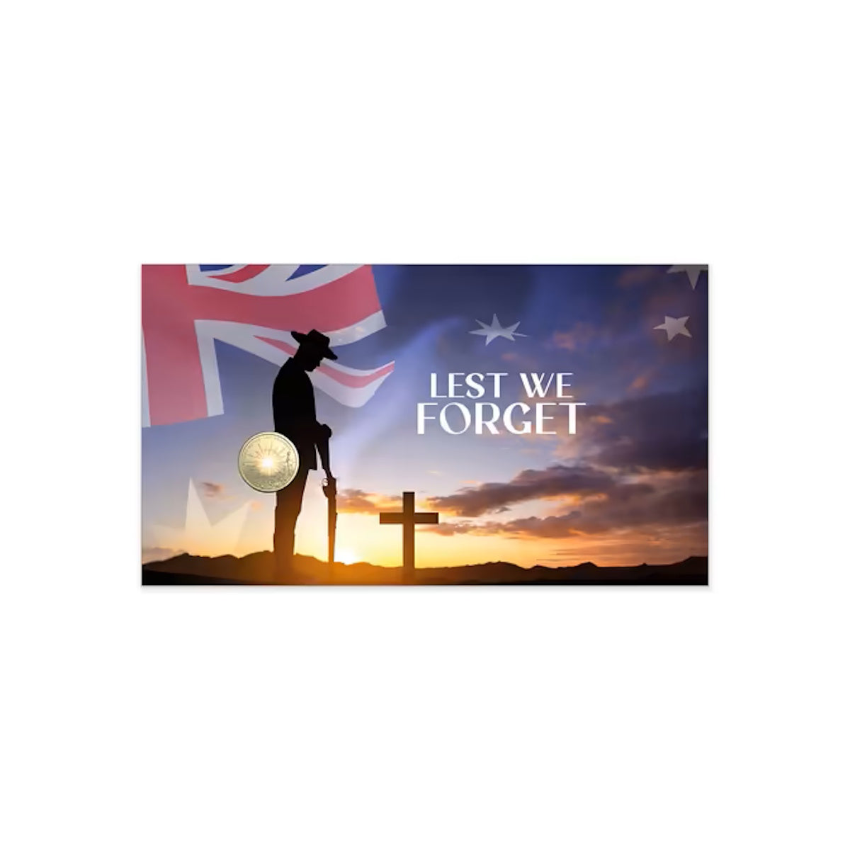 2026 ANZAC Day Lest We Forget Dawn of Service Postal Numismatic Cover (PNC)