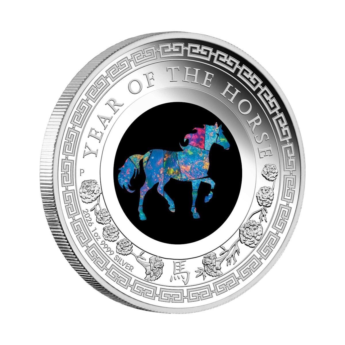 2026 Australian Opal Lunar Series Year of the Horse 1oz Silver Proof Coin