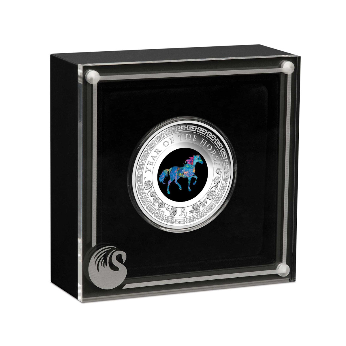 2026 Australian Opal Lunar Series Year of the Horse 1oz Silver Proof Coin