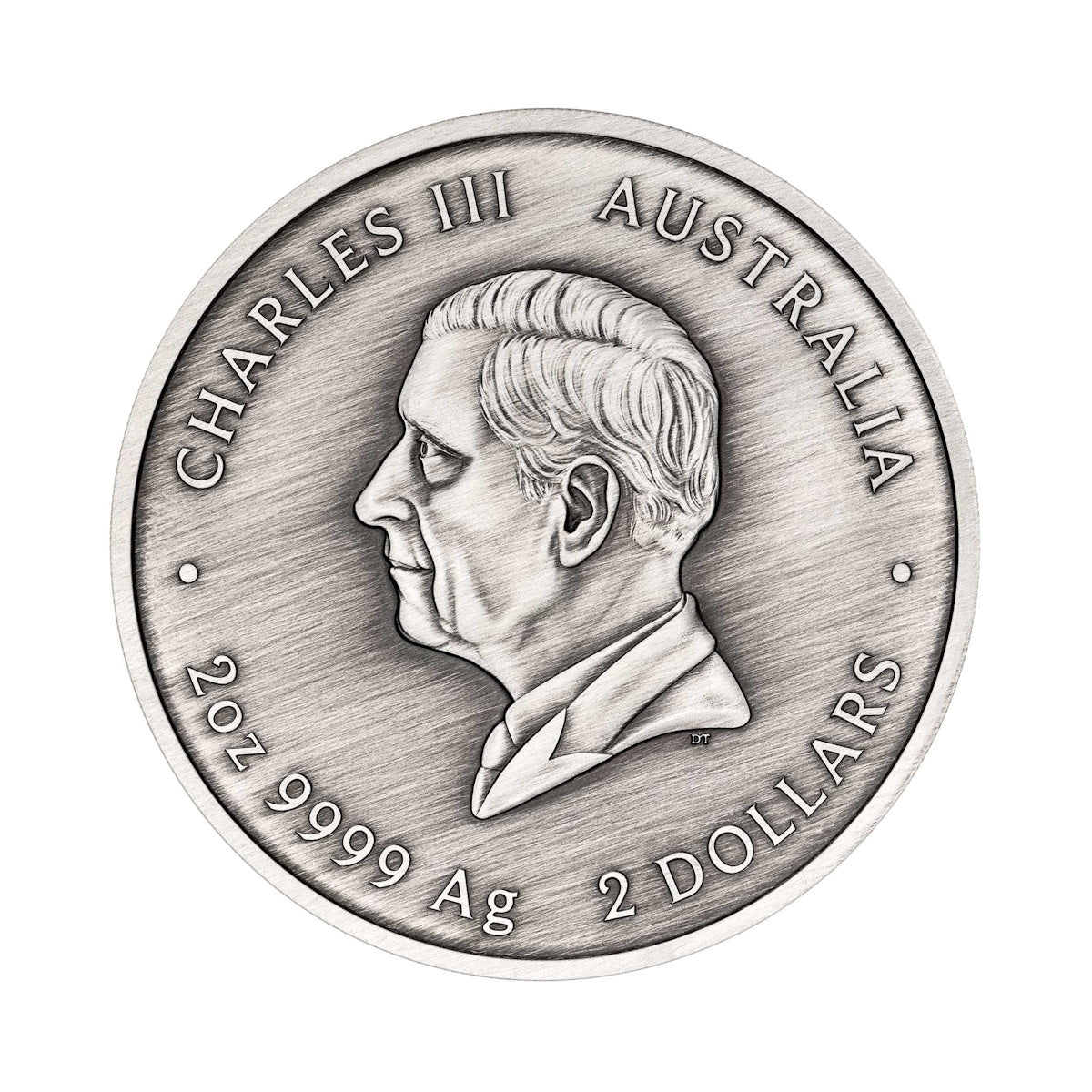 2026 Turtle Yaunati 2oz Silver Antiqued Coloured Coin