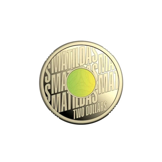 2026 $2 Coloured Proof Coin - Matildas