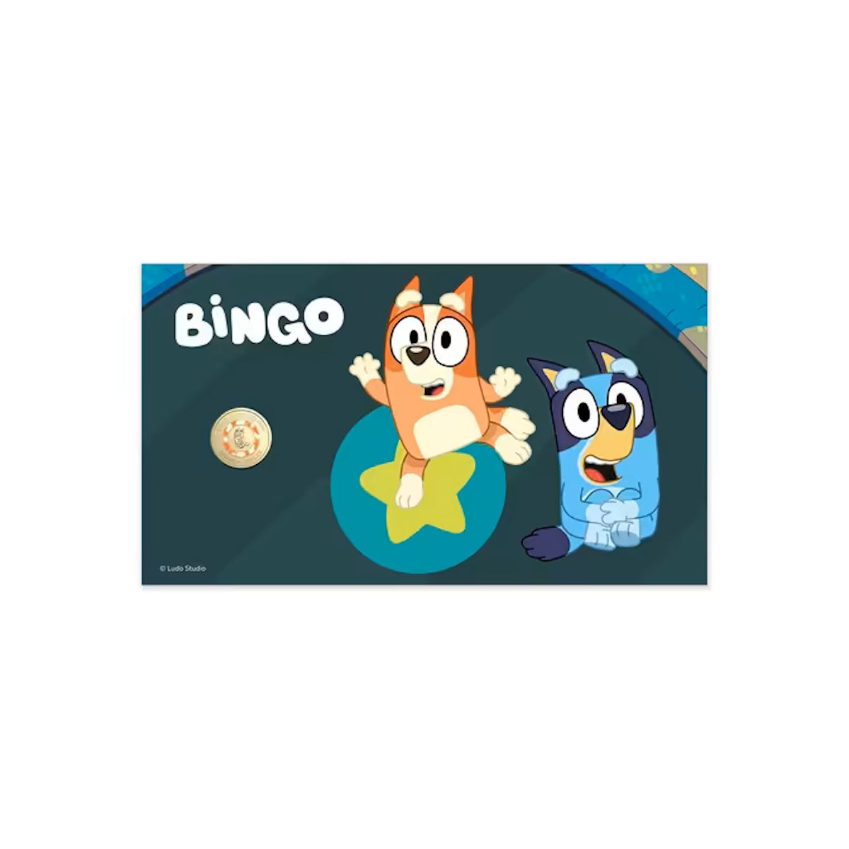 2026 Bluey Bingo - Hooray Postal Numismatic Cover (PNC)