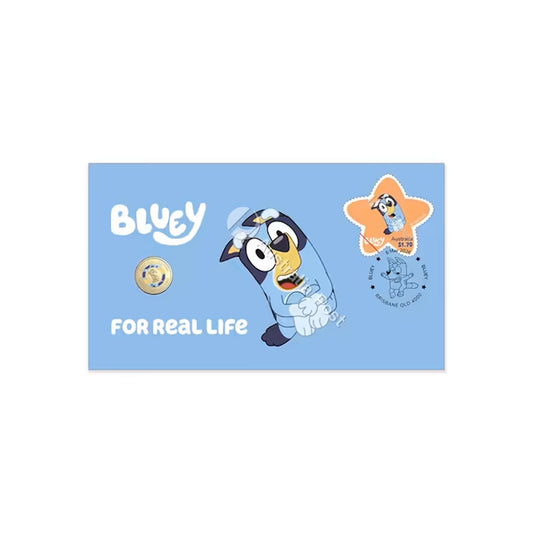 2026 Bluey - For Real Life Postal Numismatic Cover (PNC) - Preorder