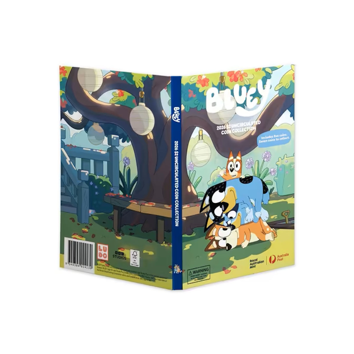 2026 Bluey 5 Coins Sealed Tube and Folder