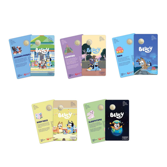 2026 Bluey $2 Coin in Card with Privy Mark - Preorder