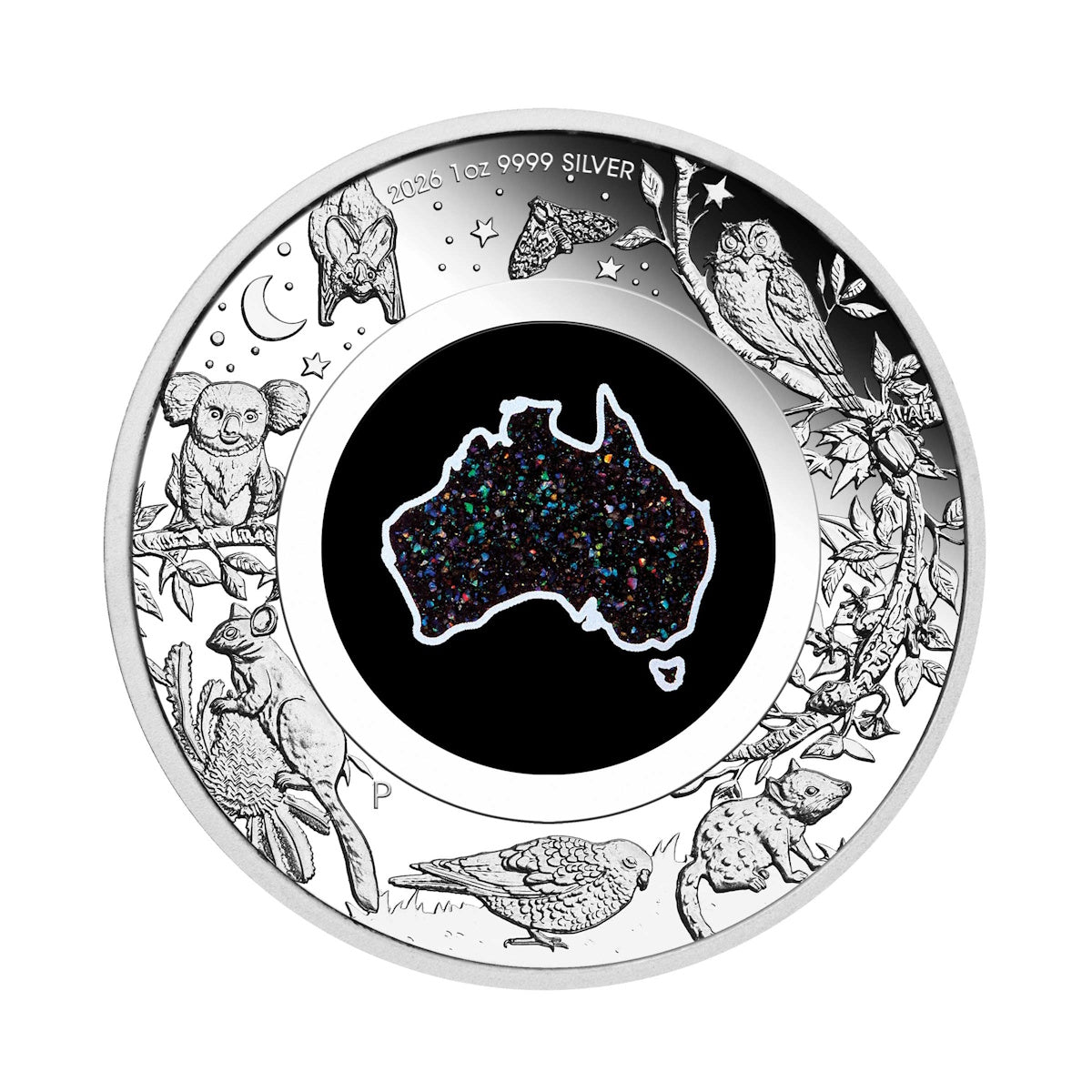 2026 Great Southern Land 1oz Silver Proof Matrix Opal Coin