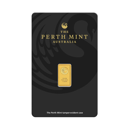 Perth Mint Kangaroo 1g Gold Minted Bar