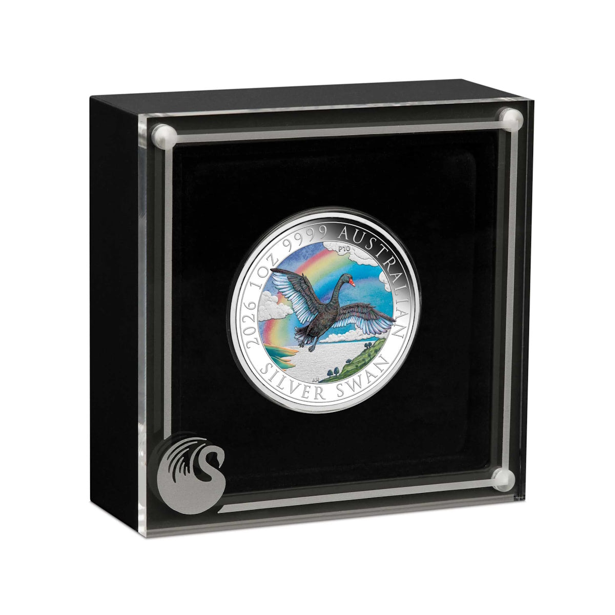 2026 Perth Money Expo ANDA Special Australian Swan 1oz Silver Coloured Coin