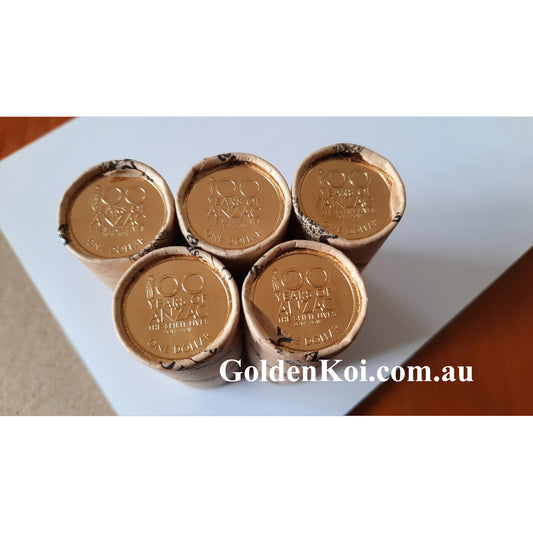 2014-2018 100 Years of ANZAC Spirit Lives Mint Roll Set