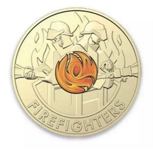 2021 Australia Brave Firefighter Coloured $2 Coin PNC