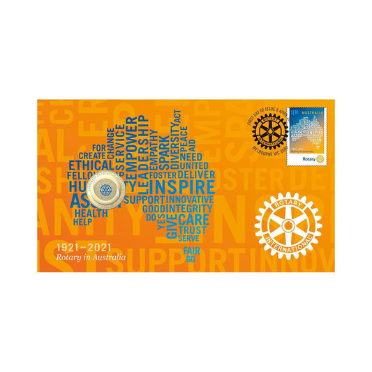 2021 Centenary of Rotary in Australia $1 PNC