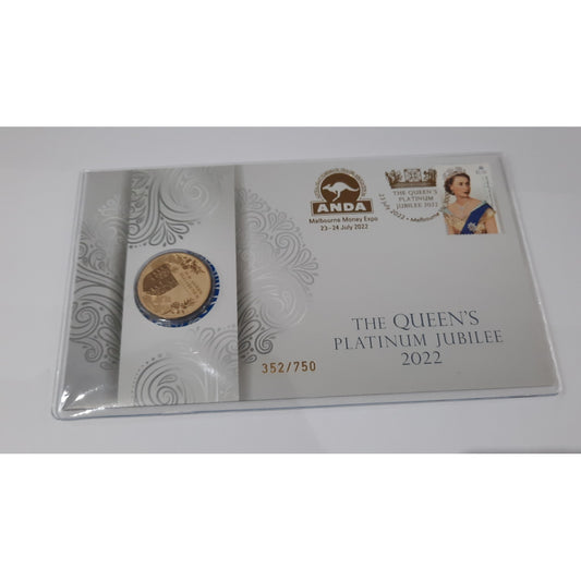 2022 Queen Elizabeth II Platinum Jubilee $1 ANDA Melbourne Limited Edition