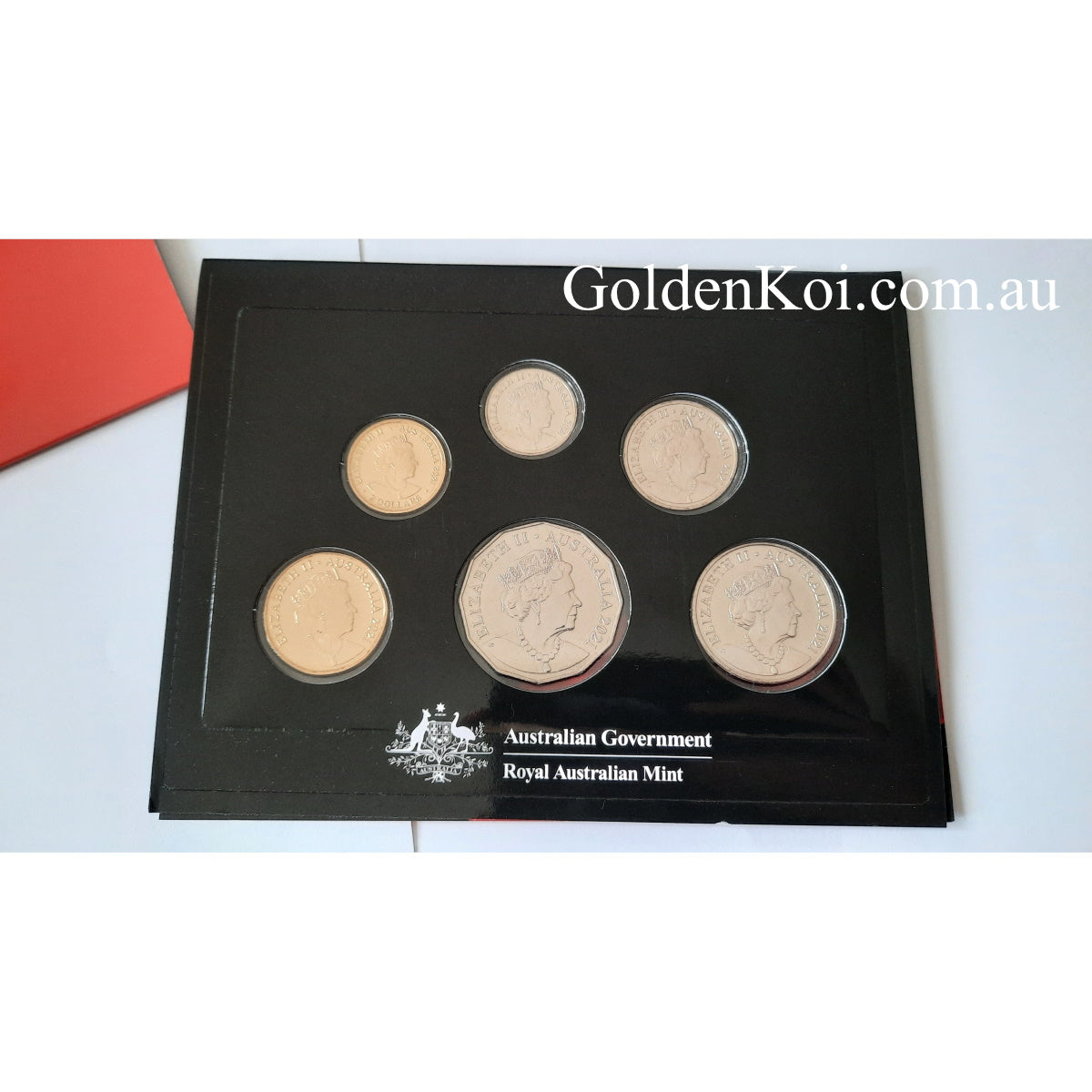 2021 Six Coins UNC Year Set - 50th Anniversary of the Aboriginal Flag