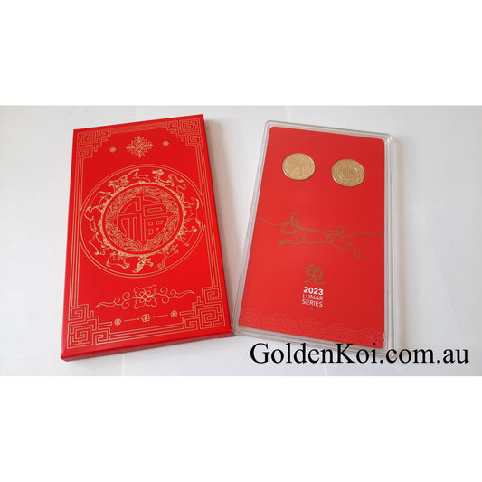 2023 Lunar Year of the Rabbit - $1 Uncirculated 2 coin set