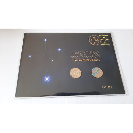 2022 AusPost Impressions Crux: The Southern Cross Limited-Edition Double Coin Prestige PNC