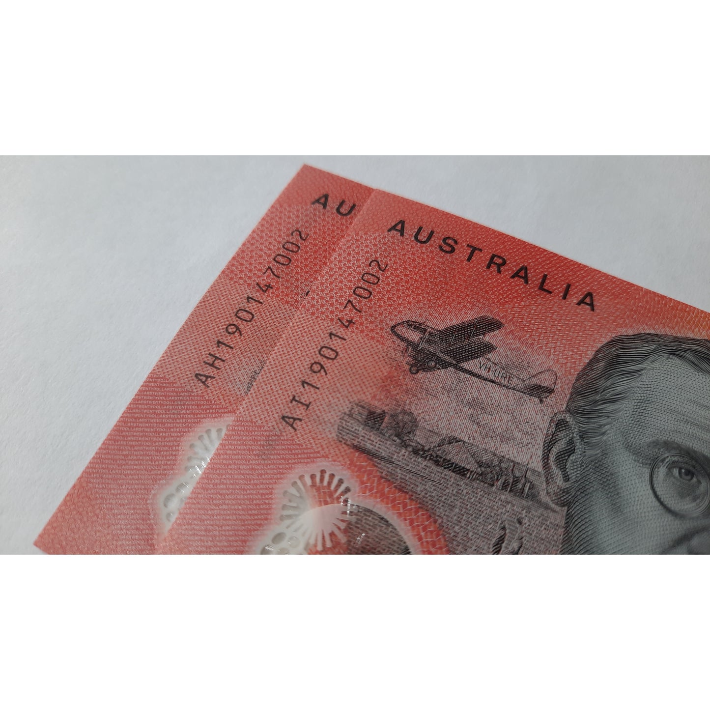 2019 $20 Lowe/Fraser Bank Note General Prefix UNC - Matching Serial Number