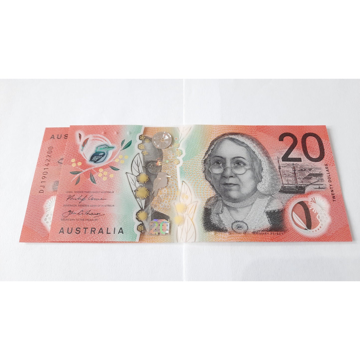 2019 $20 Lowe/Fraser Bank Note General Prefix UNC - Matching Serial Number