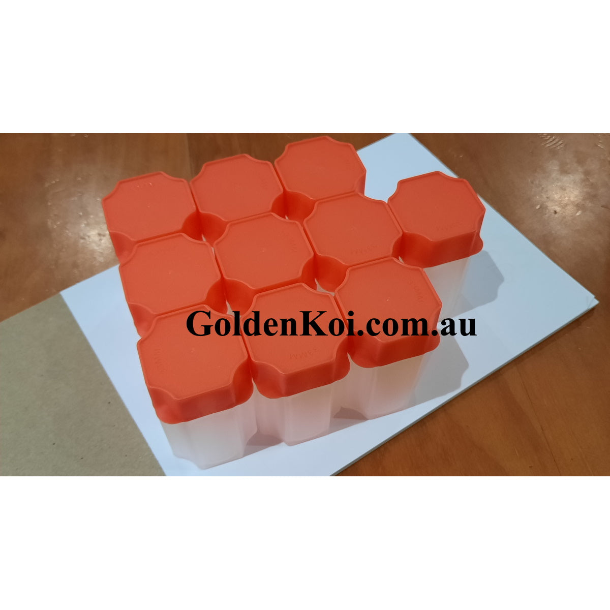 50c Coin Roll Protection Tubes Storage PVC Free x 10 Tubes